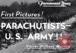 Image États-Unis 501e Bataillon Parachutiste Fort Benning Georgia USA, 1941, de la seconde 6 séquences d'archives historiques vidéo 65675039310