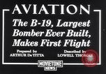 Standbild Flugzeuge B-19 Santa Monica California USA, 1941, aus Sekunde 1 historischem Filmmaterial Videoclip 65675039338