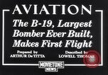 Standbild Flugzeuge B-19 Santa Monica California USA, 1941, aus Sekunde 3 historischem Filmmaterial Videoclip 65675039338