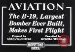 Standbild Flugzeuge B-19 Santa Monica California USA, 1941, aus Sekunde 5 historischem Filmmaterial Videoclip 65675039338