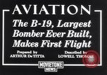 Standbild Flugzeuge B-19 Santa Monica California USA, 1941, aus Sekunde 6 historischem Filmmaterial Videoclip 65675039338