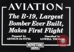 Standbild Flugzeuge B-19 Santa Monica California USA, 1941, aus Sekunde 7 historischem Filmmaterial Videoclip 65675039338