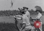 Standbild barrage Balloons Wingfoot Lake Ohio USA, 1941, aus Sekunde 12 historischem Filmmaterial Videoclip 65675039339