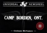 Image of United States fliers Ontario Canada, 1941, second 3 stock footage video 65675039347