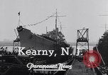Standbild cruiser Atlanta Kearny New Jersey USA, 1941, aus Sekunde 10 historischem Filmmaterial Videoclip 65675039357