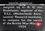 Image of Netherlands helicopter Netherlands, 1925, second 1 stock footage video 65675039385