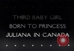 Immagine di Prince Bernhard dei Paesi Bassi Ottawa Ontario Canada, 1943, secondo 1 filmato di repertorio 65675039390