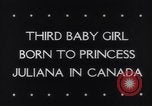 Immagine di Prince Bernhard dei Paesi Bassi Ottawa Ontario Canada, 1943, secondo 4 filmato di repertorio 65675039390