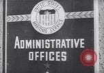 Standbild USA Maritime Services Training Station Avalon Santa Catalina Island California USA, 1944, aus Sekunde 51 historischem Filmmaterial Videoclip 65675039406