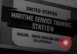 Standbild USA Maritime Services Training Station Avalon Santa Catalina Island California USA, 1944, aus Sekunde 60 historischem Filmmaterial Videoclip 65675039406