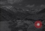 Standbild Mount Whitney Lone Pine California USA, 1940, aus Sekunde 4 historischem Filmmaterial Videoclip 65675039414