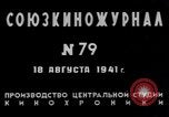 Image of Soviet armored railway train Eastern Front, 1941, second 9 stock footage video 65675039423