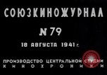 Image of Soviet armored railway train Eastern Front, 1941, second 13 stock footage video 65675039423