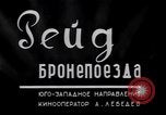 Image of Soviet armored railway train Eastern Front, 1941, second 35 stock footage video 65675039423