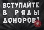 Standbild Zivilisten freiwillig Blut spenden Moskau Russland Sowjetunion, 1941, aus Sekunde 3 historischem Filmmaterial Videoclip 65675039424