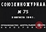 Immagine di Presidente Mikhail Kalinin Mosca Russia Unione Sovietica, 1941, secondo 10 filmato di repertorio 65675039427