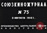 Immagine di Presidente Mikhail Kalinin Mosca Russia Unione Sovietica, 1941, secondo 11 filmato di repertorio 65675039427