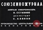 Immagine di Presidente Mikhail Kalinin Mosca Russia Unione Sovietica, 1941, secondo 18 filmato di repertorio 65675039427