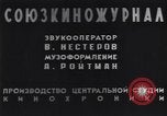 Immagine di Presidente Mikhail Kalinin Mosca Russia Unione Sovietica, 1941, secondo 26 filmato di repertorio 65675039427