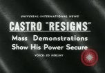 Image of Fidel Castro Havana Cuba, 1959, second 3 stock footage video 65675039448