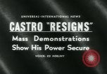 Image of Fidel Castro Havana Cuba, 1959, second 4 stock footage video 65675039448