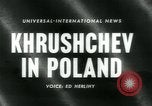 Image of Nikita Khrushchev Poland, 1959, second 1 stock footage video 65675039449