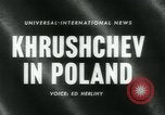 Image of Nikita Khrushchev Poland, 1959, second 3 stock footage video 65675039449