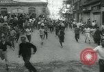 Image of San Fermin Festival Running of the Bulls Pamplona Spain, 1959, second 13 stock footage video 65675039451