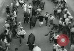 Image of San Fermin Festival Running of the Bulls Pamplona Spain, 1959, second 24 stock footage video 65675039451