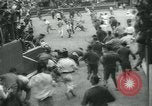 Image of San Fermin Festival Running of the Bulls Pamplona Spain, 1959, second 35 stock footage video 65675039451