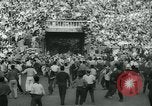 Image of San Fermin Festival Running of the Bulls Pamplona Spain, 1959, second 37 stock footage video 65675039451