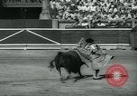 Image of San Fermin Festival Running of the Bulls Pamplona Spain, 1959, second 58 stock footage video 65675039451