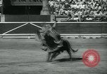 Image of San Fermin Festival Running of the Bulls Pamplona Spain, 1959, second 61 stock footage video 65675039451
