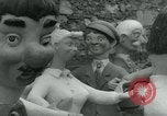 Image Préparation pour le carnaval de Viareggio Italie, 1960, de la seconde 16 séquences d'archives historiques vidéo 65675039455