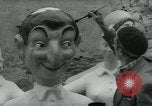 Image Préparation pour le carnaval de Viareggio Italie, 1960, de la seconde 18 séquences d'archives historiques vidéo 65675039455