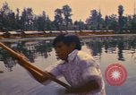 Image of Floating Gardens of Xochimilco Mexico City Mexico, 1975, second 51 stock footage video 65675039468