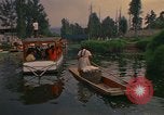 Image of Trajinera boats Mexico City Mexico, 1975, second 22 stock footage video 65675039469