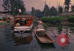 Image of Trajinera boats Mexico City Mexico, 1975, second 24 stock footage video 65675039469