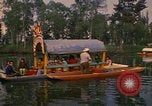 Image of Trajinera boats Mexico City Mexico, 1975, second 32 stock footage video 65675039469