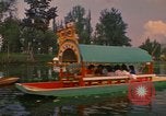 Image of Trajinera boats Mexico City Mexico, 1975, second 35 stock footage video 65675039469