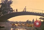 Image of Trajinera boats Mexico City Mexico, 1975, second 40 stock footage video 65675039469