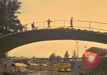 Image of Trajinera boats Mexico City Mexico, 1975, second 47 stock footage video 65675039469