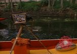 Image of Trajinera boats Mexico City Mexico, 1975, second 52 stock footage video 65675039469