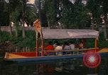 Image of Trajinera boats Mexico City Mexico, 1975, second 55 stock footage video 65675039469