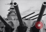 Image of Iowa class Battleship Pacific Ocean, 1943, second 22 stock footage video 65675039519