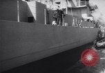 Image of Destroyer Escort USS McConnell DE-163 Newark New Jersey USA, 1943, second 35 stock footage video 65675039520