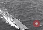 Image of USS Ticonderoga CV-14 Pacific Ocean, 1944, second 27 stock footage video 65675039522