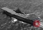 Image of USS Ticonderoga CV-14 Pacific Ocean, 1944, second 28 stock footage video 65675039522