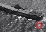 Image of USS Ticonderoga CV-14 Pacific Ocean, 1944, second 30 stock footage video 65675039522