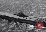 Image of USS Ticonderoga CV-14 Pacific Ocean, 1944, second 33 stock footage video 65675039522